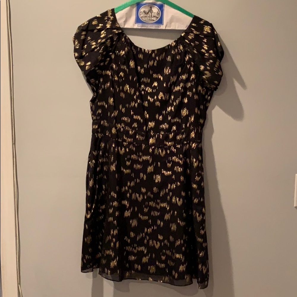 BCBG Black and gold formal Dress